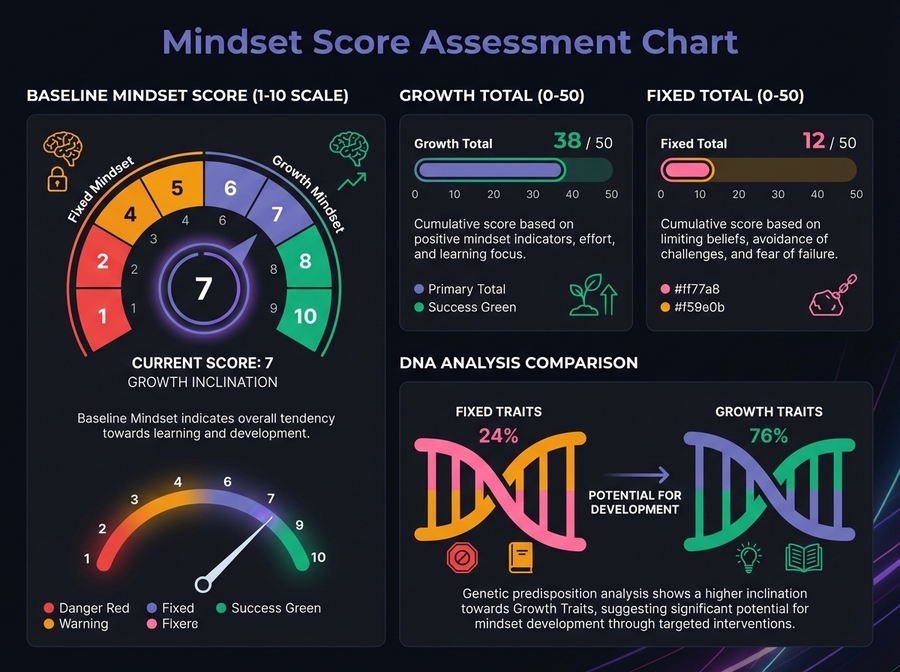 Mindset Score Assessment Chart