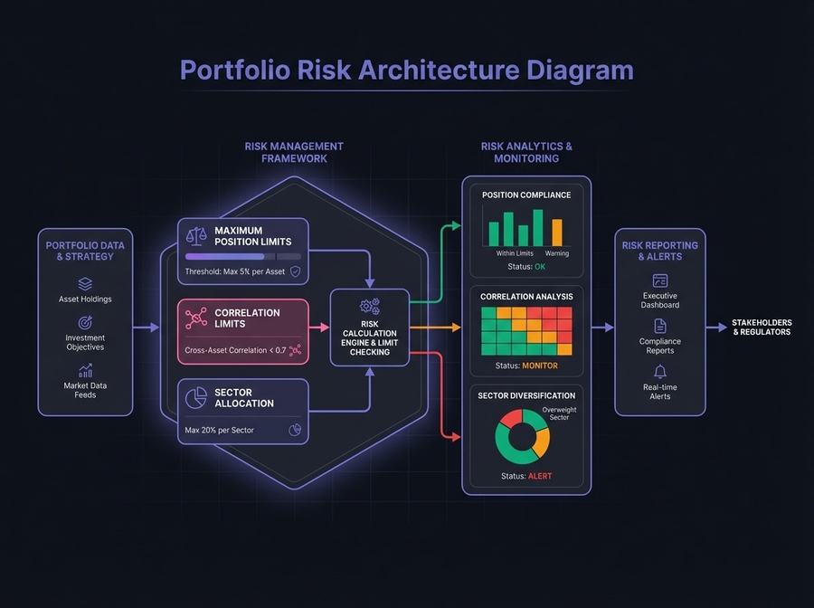 Portfolio Risk Architecture Diagram