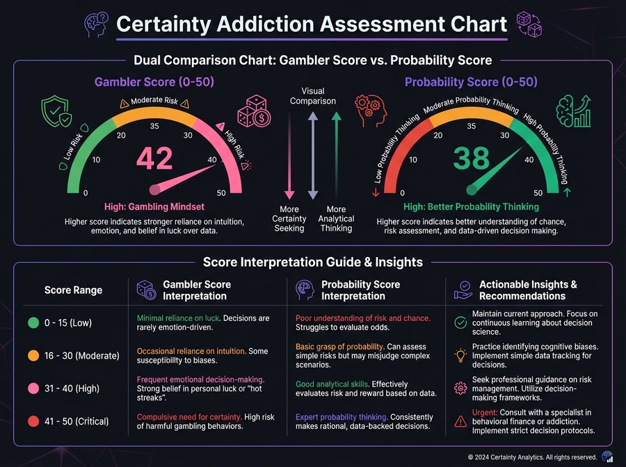 Certainty Addiction Assessment Chart