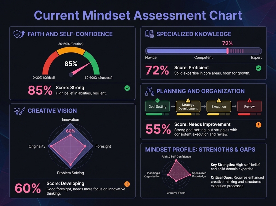 Current Mindset Assessment Chart