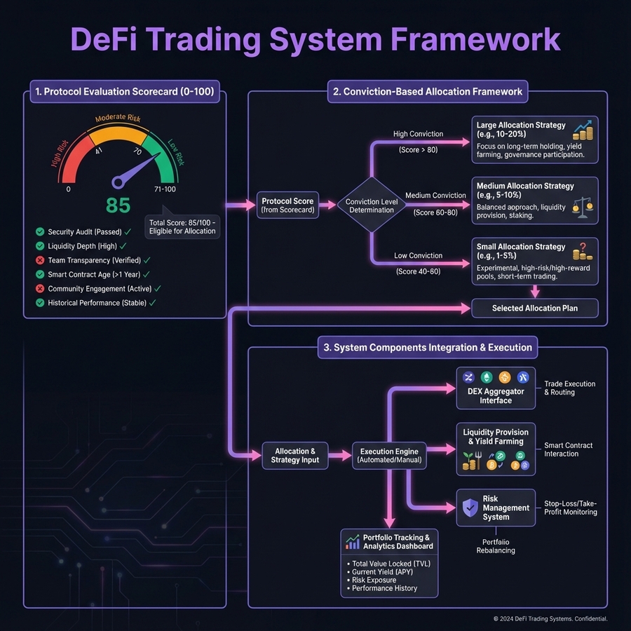 Defi Trading System Framework