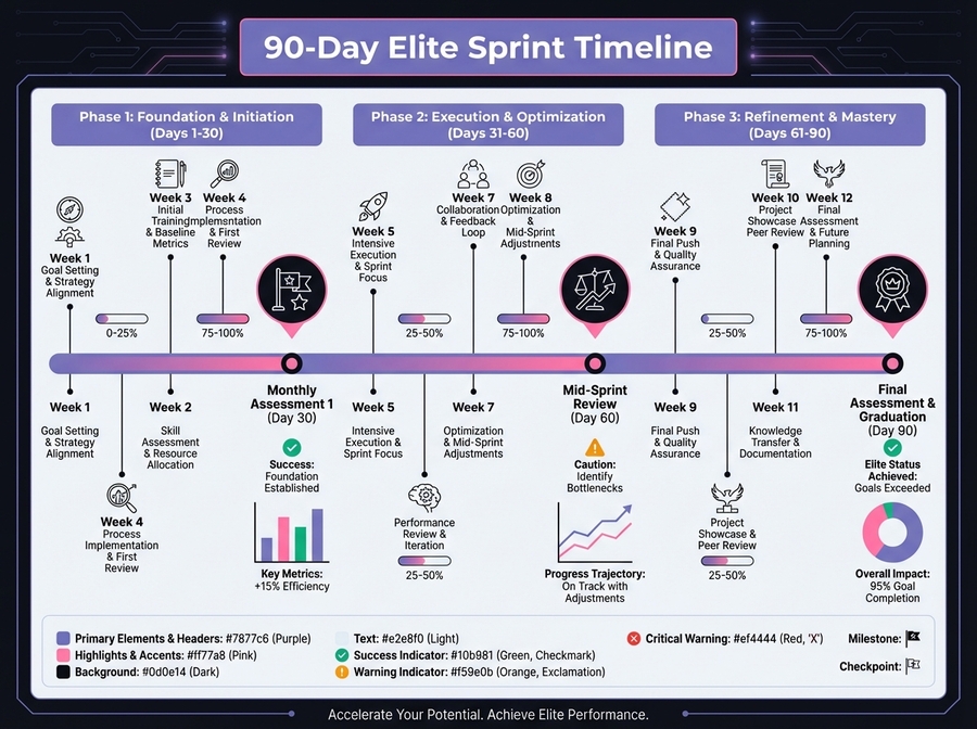 90-Day Elite Sprint Timeline